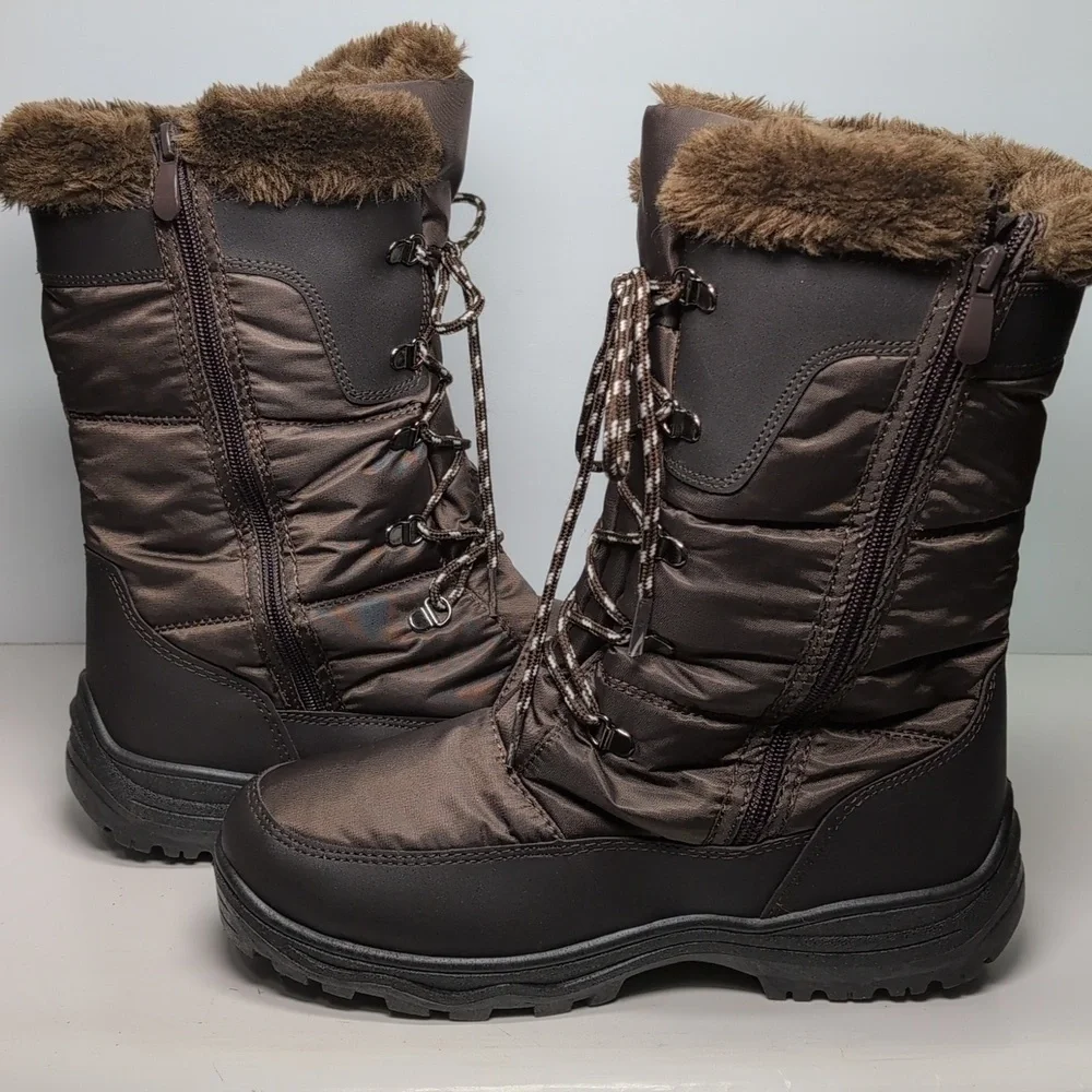 Arctiv8 Alaska 2 thinsulate brown winter boots womans size 10 EU 42